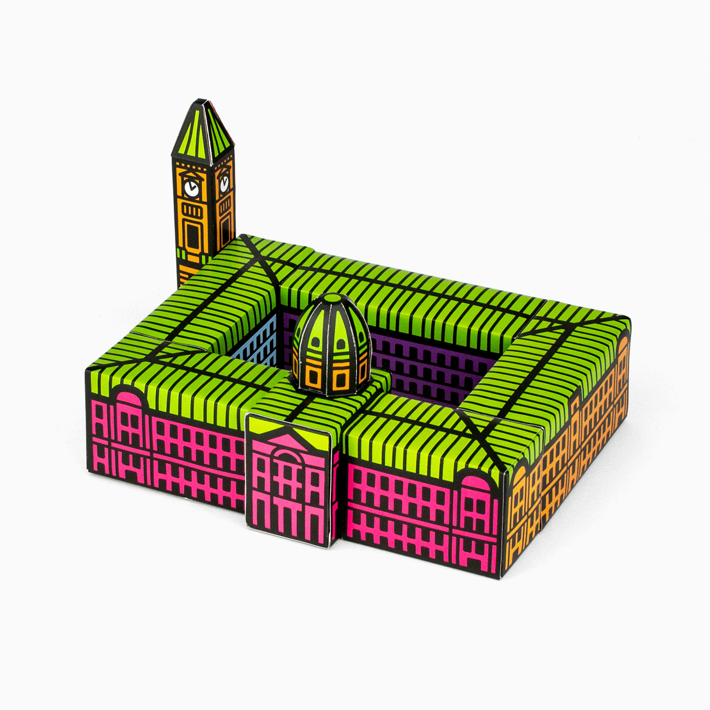 Foxetroo Cut-out Paper Model of Birmingham Council House Museum and Art Gallery