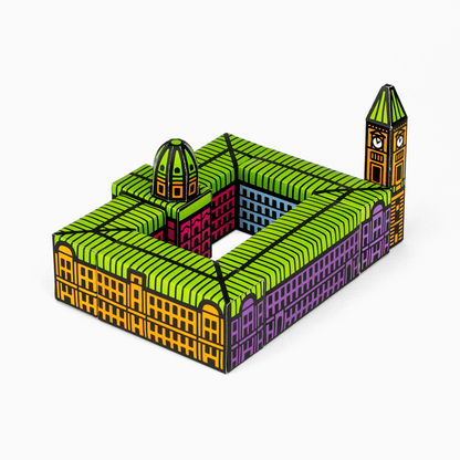 Foxetroo Cut-out Paper Model of Birmingham Council House Museum and Art Gallery