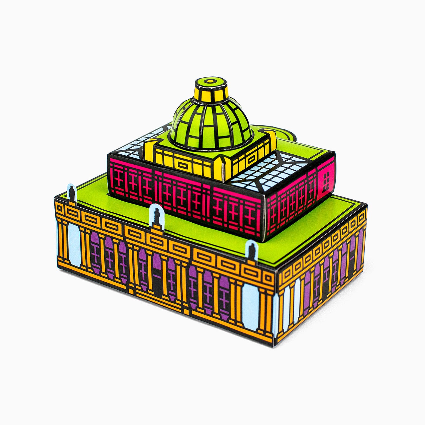 Foxetroo Cut-out Paper Model of Pittville Pump Room in Cheltenham