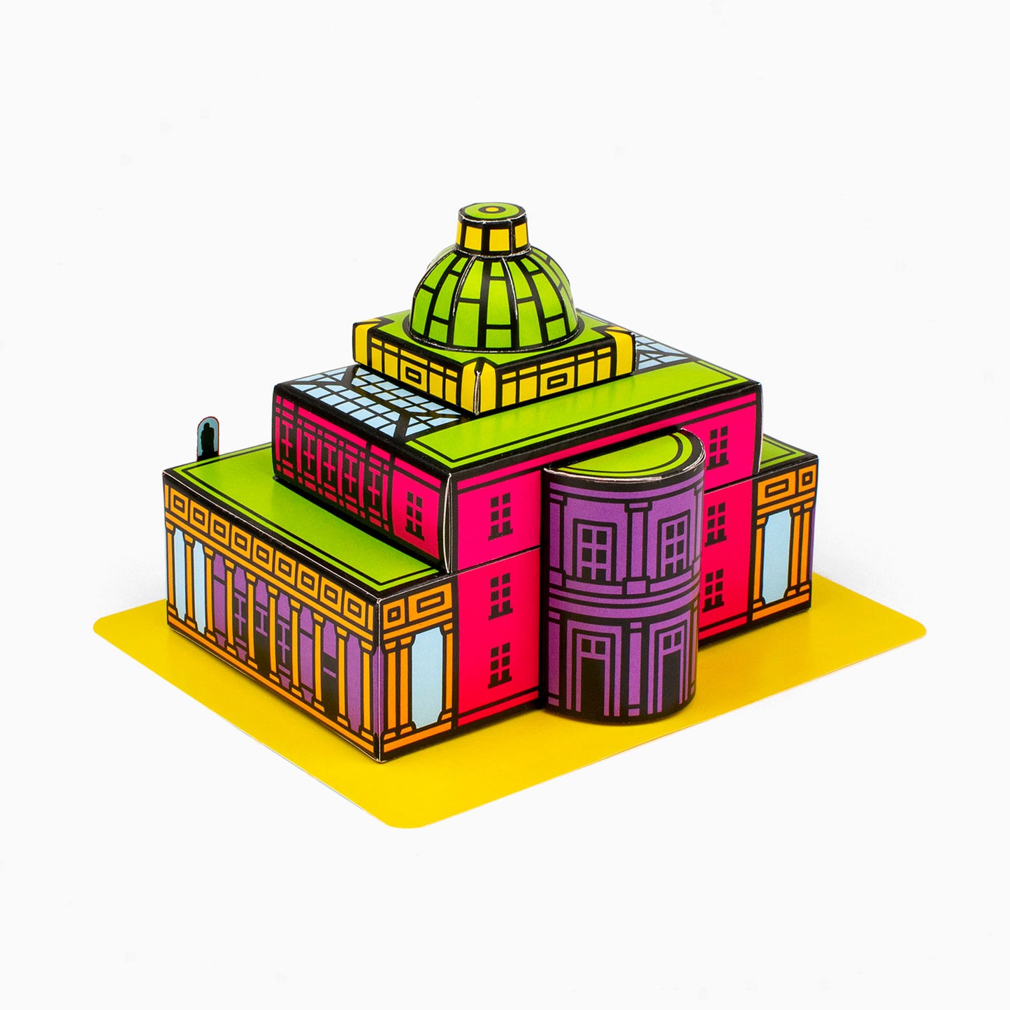 Foxetroo Cut-out Paper Model of Pittville Pump Room in Cheltenham