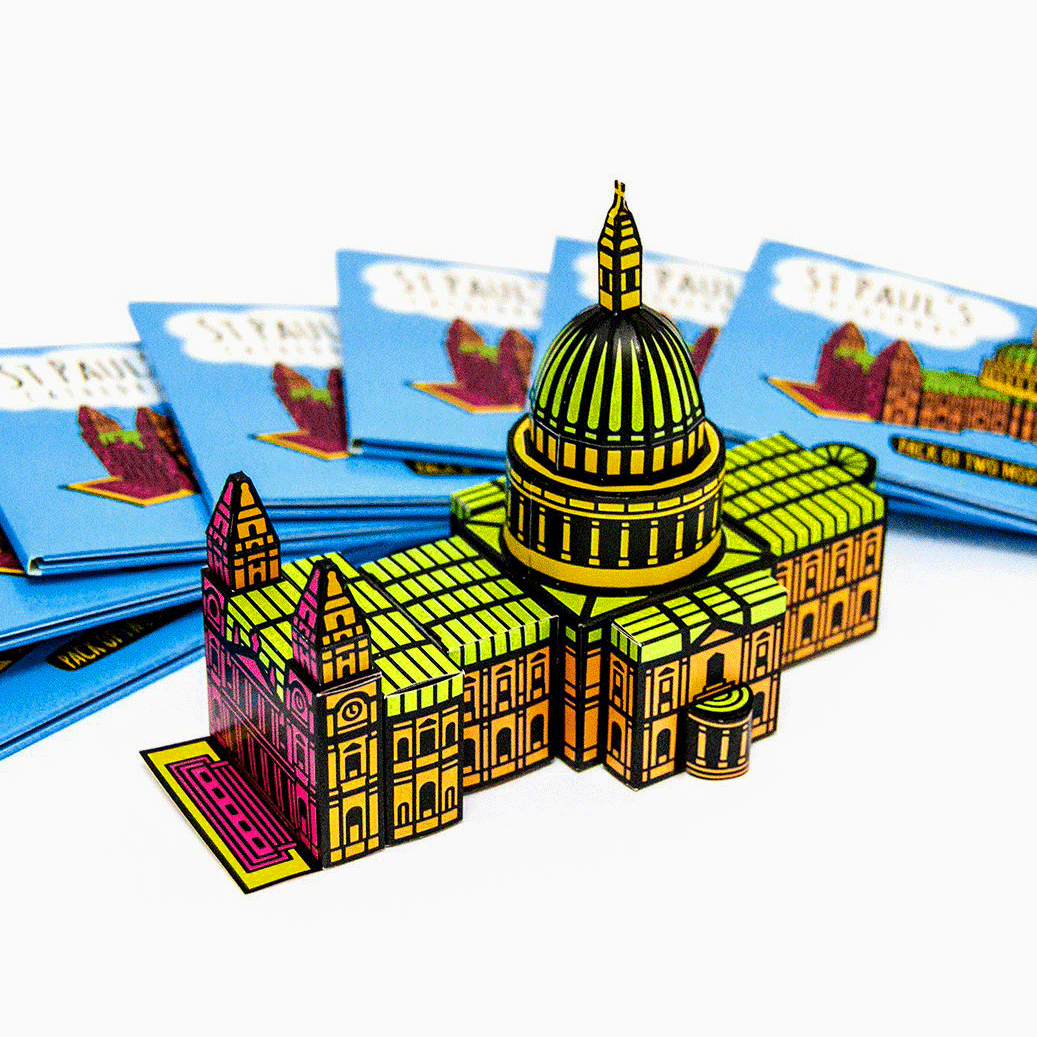Foxetroo Cut-out Paper Model of St Pauls Cathedral London