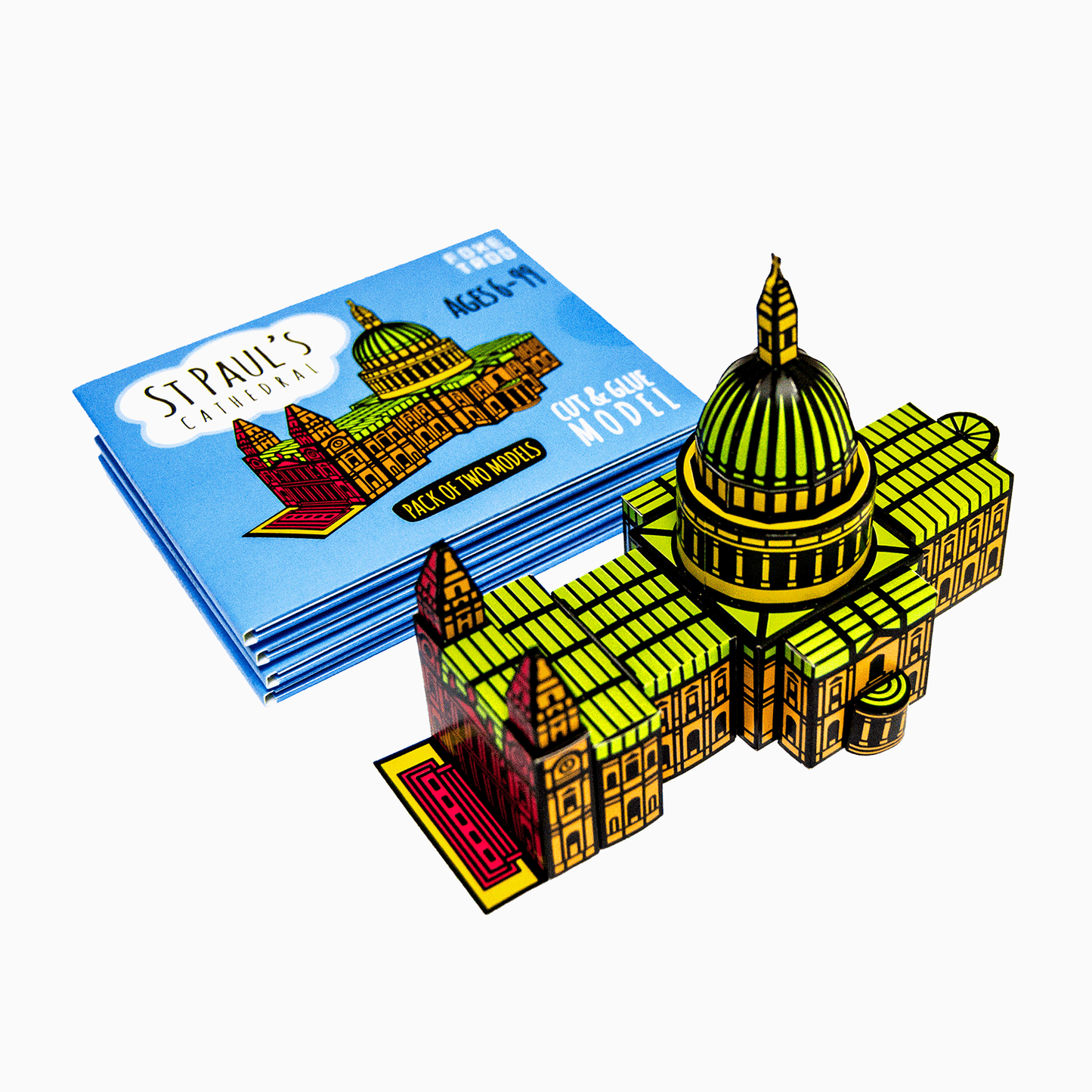 Foxetroo Cut-out Paper Model of St Pauls Cathedral London