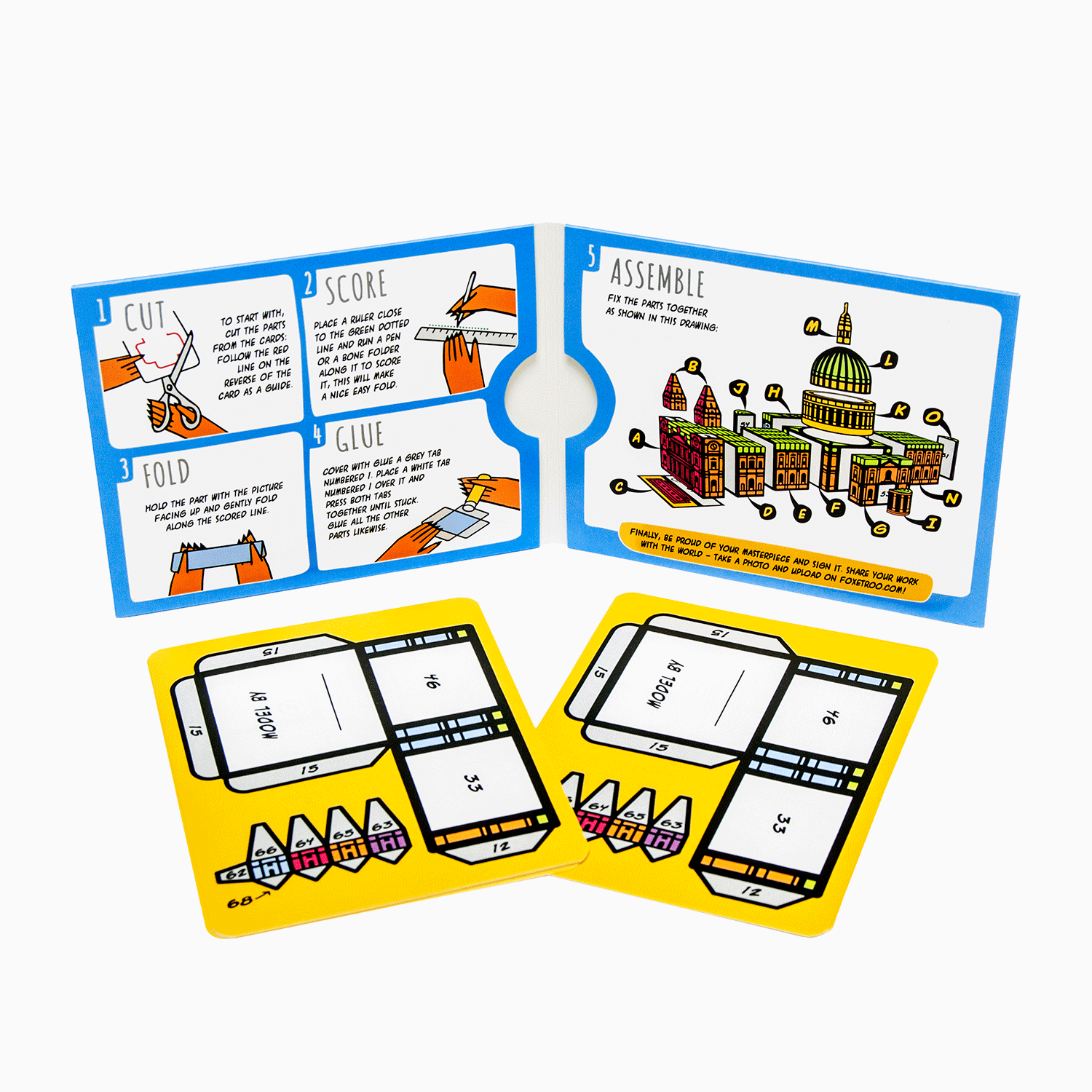 Foxetroo Cut-out Paper Model of St Pauls Cathedral London