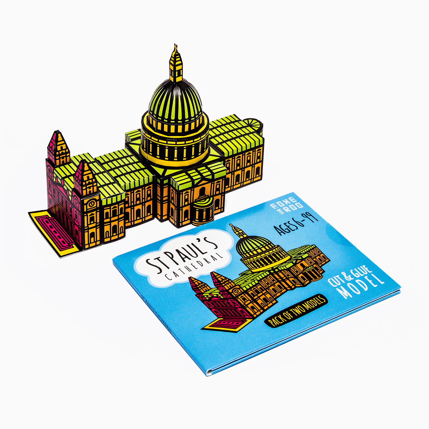 Foxetroo Cut-out Paper Model of St Pauls Cathedral London