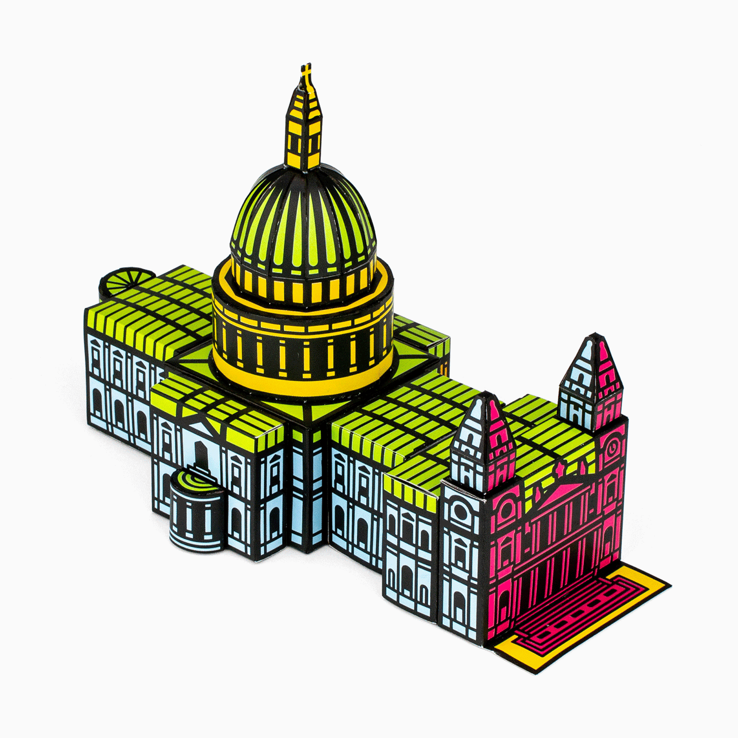 Foxetroo Cut-out Paper Model of St Pauls Cathedral London