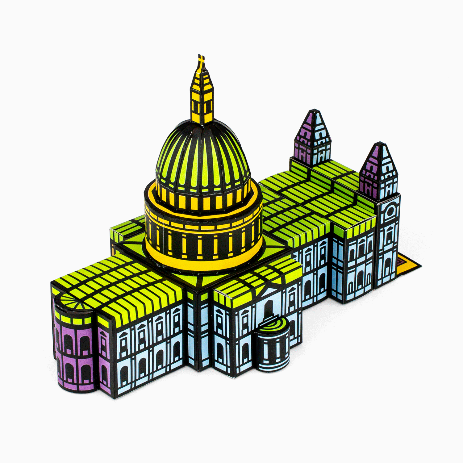 Foxetroo Cut-out Paper Model of St Pauls Cathedral London