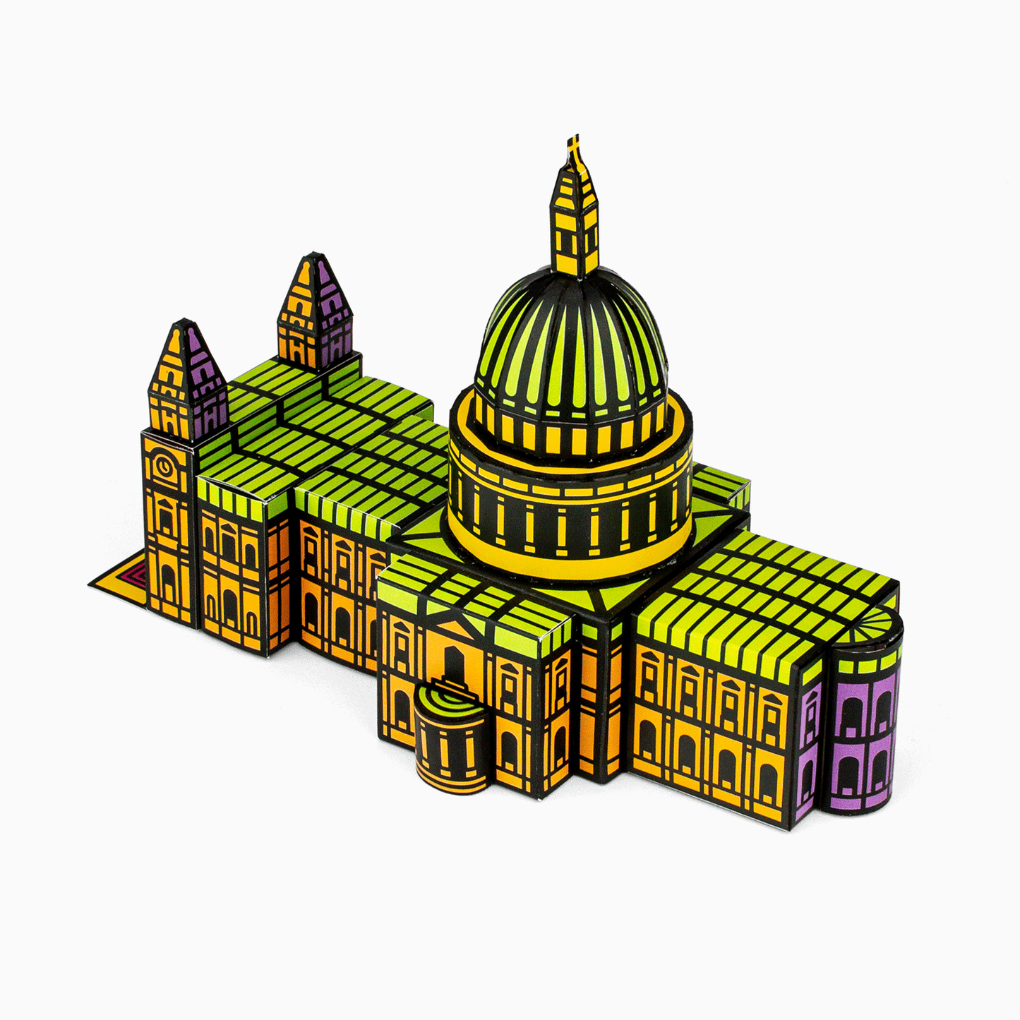 Foxetroo Cut-out Paper Model of St Pauls Cathedral London