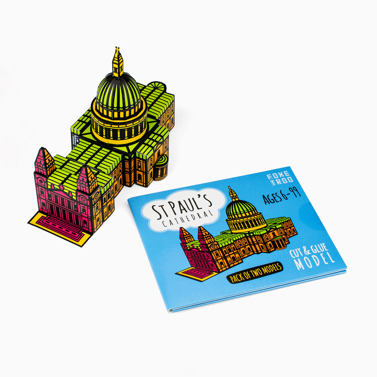 Foxetroo Cut-out Paper Model of St Pauls Cathedral London