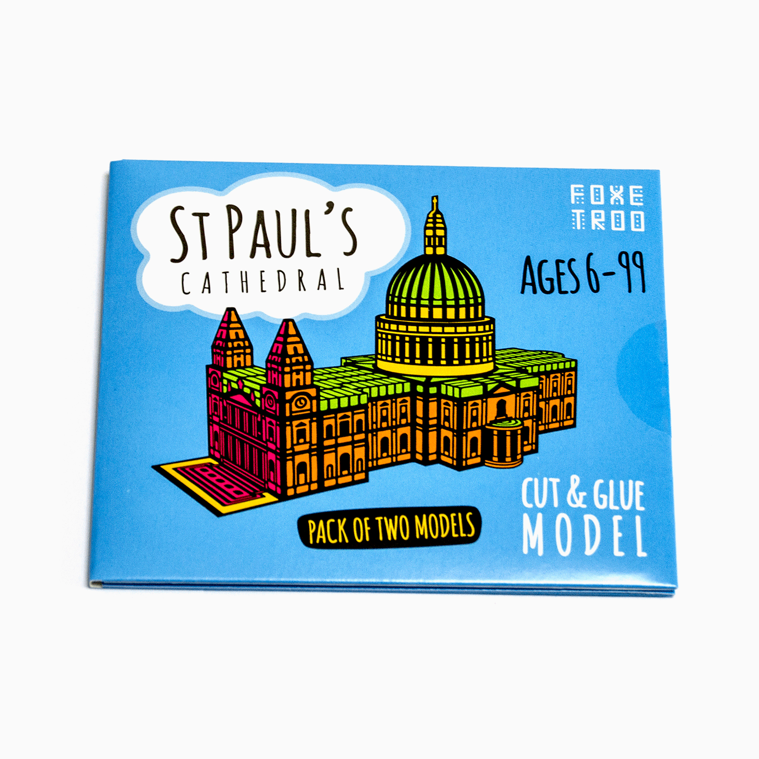 Foxetroo Cut-out Paper Model of St Pauls Cathedral London