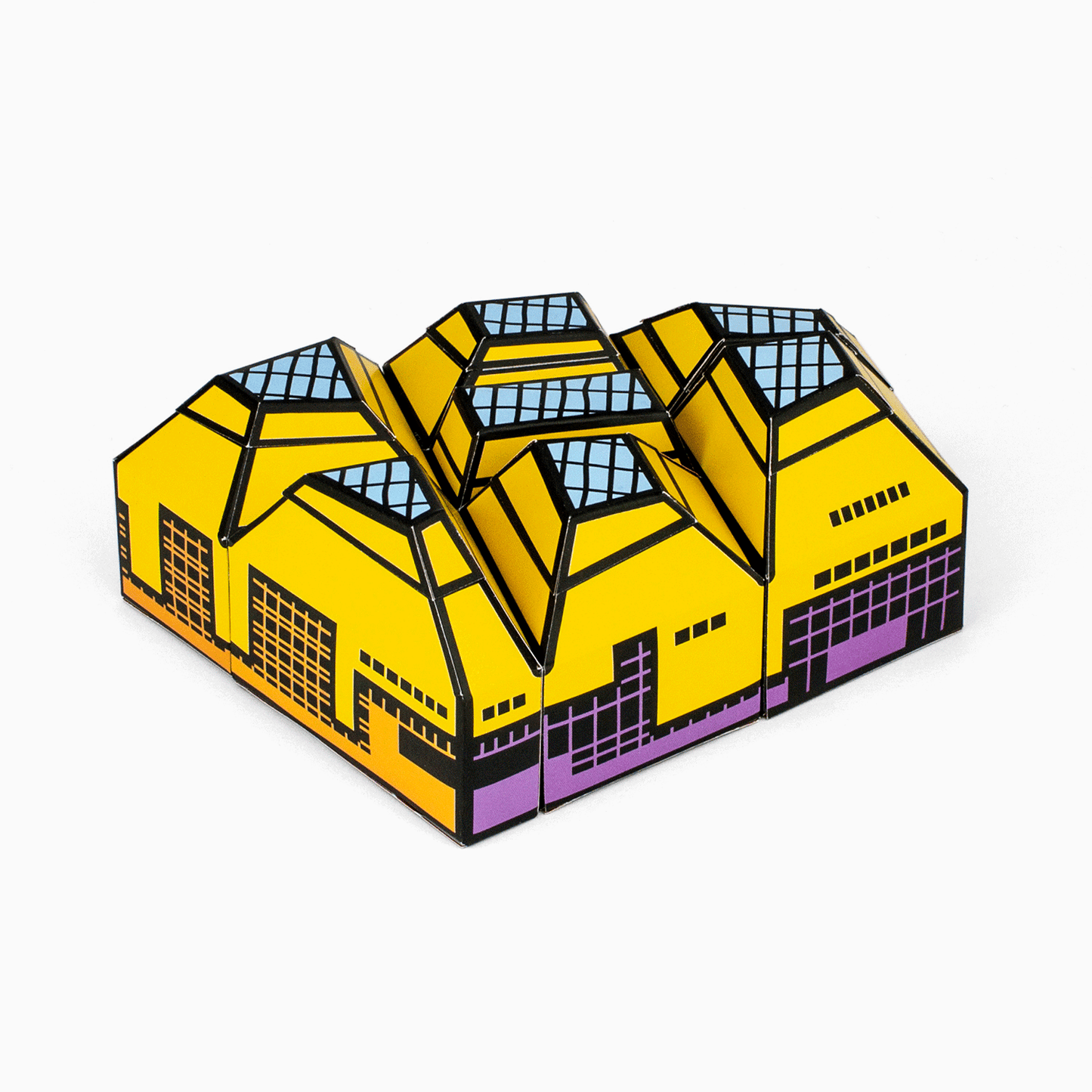 Foxetroo Cut-out Paper Model of The Hive Library in Worcester