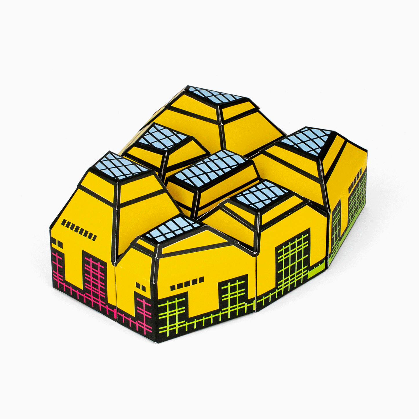 Foxetroo Cut-out Paper Model of The Hive Library in Worcester