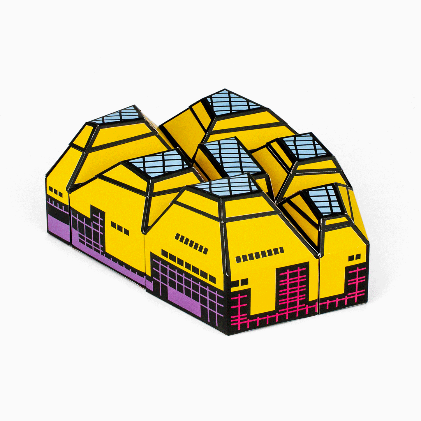 Foxetroo Cut-out Paper Model of The Hive Library in Worcester