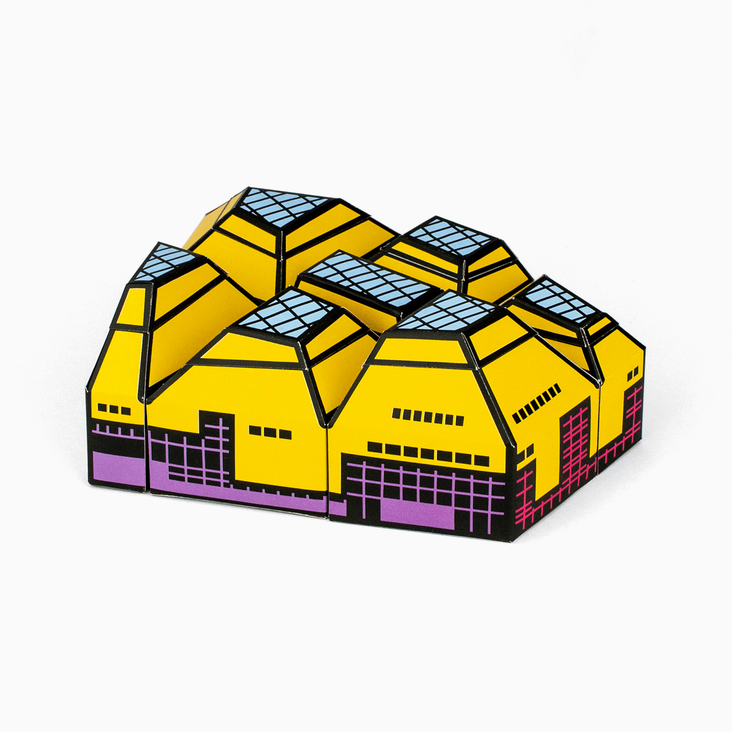 Foxetroo Cut-out Paper Model of The Hive Library in Worcester