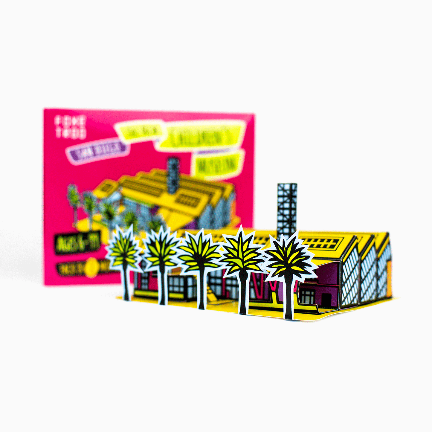 Foxetroo Cut-out Paper Model of The New Children's Museum in San Diego California