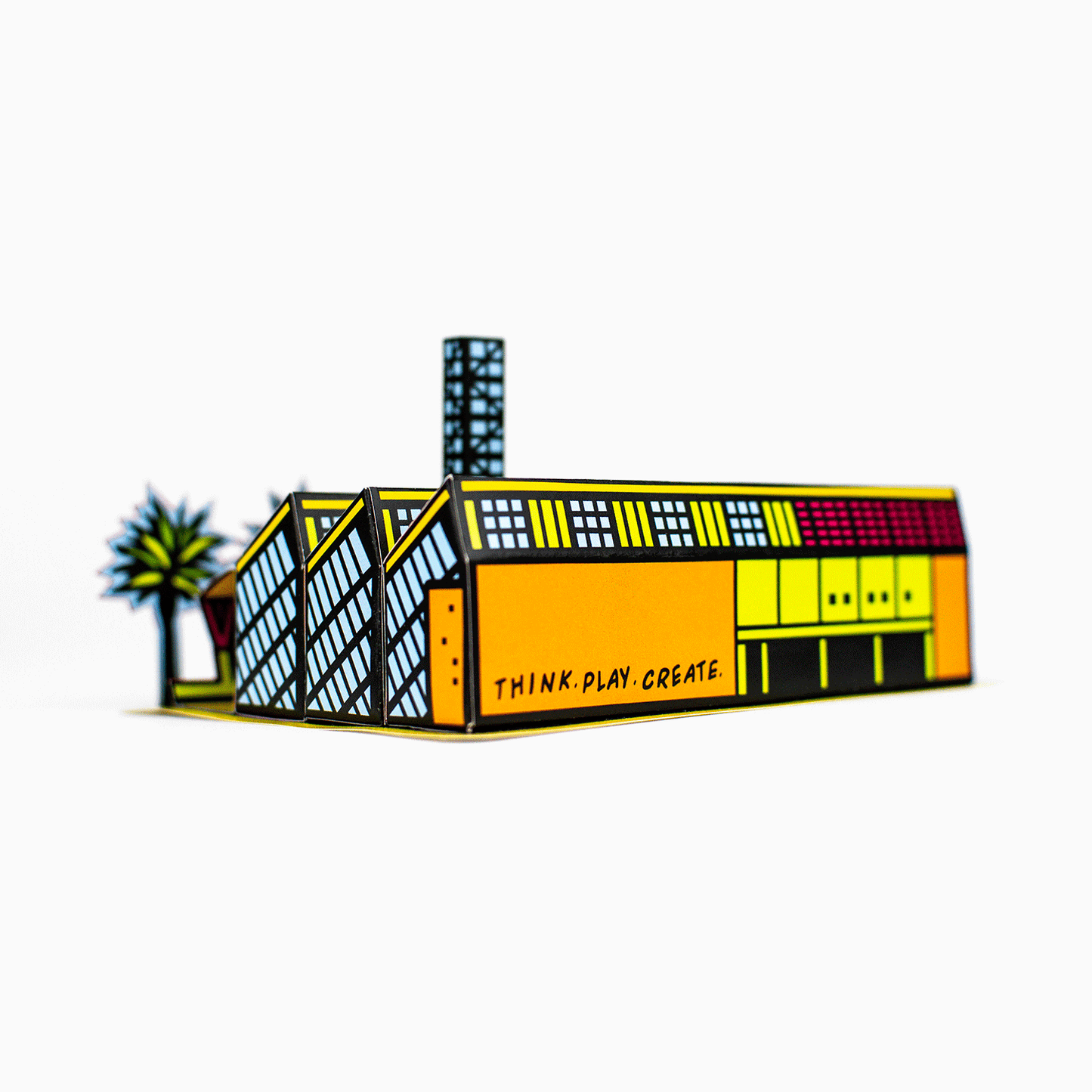 Foxetroo Cut-out Paper Model of The New Children's Museum in San Diego California