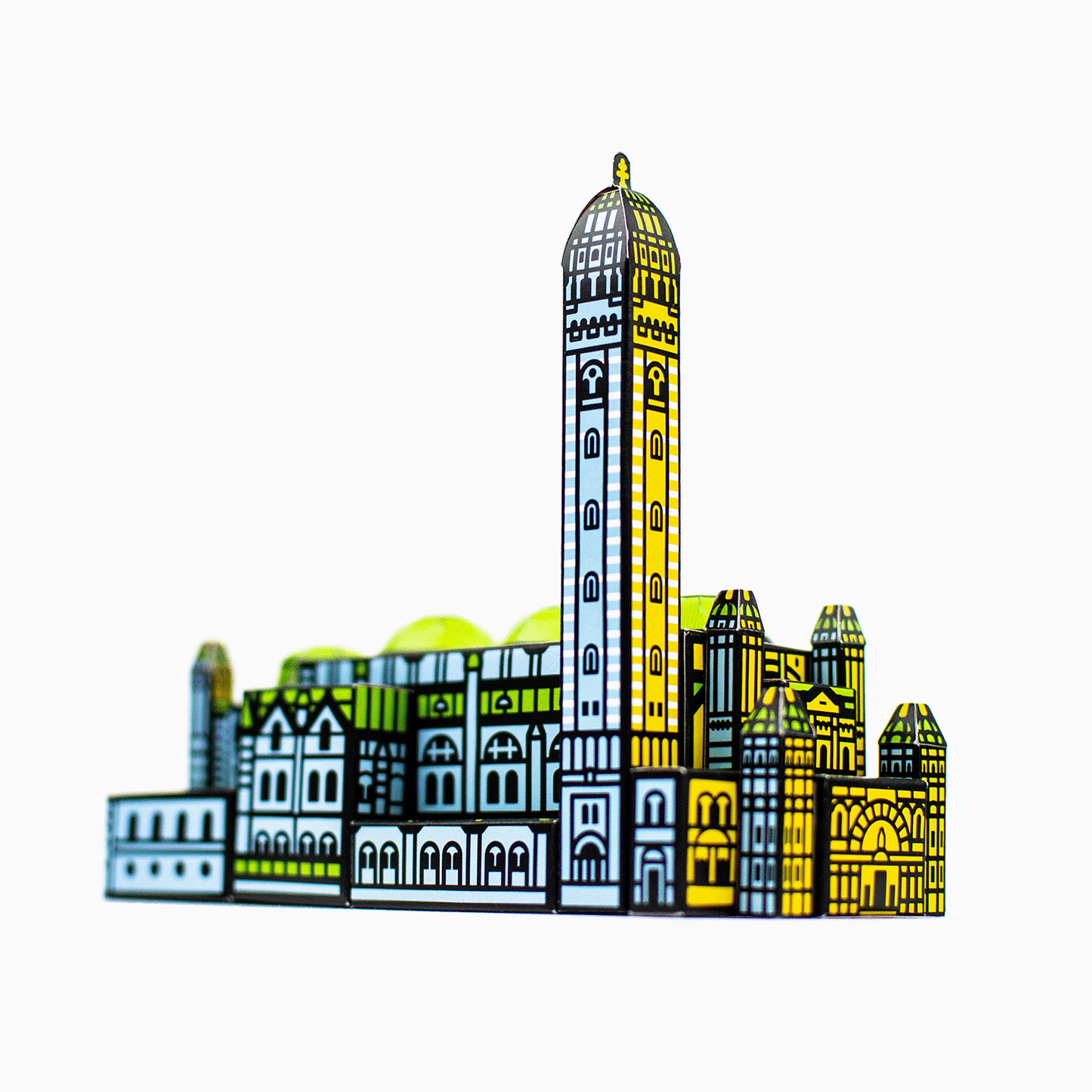 Foxetroo Cut-out Paper Model of Westminster Cathedral in London