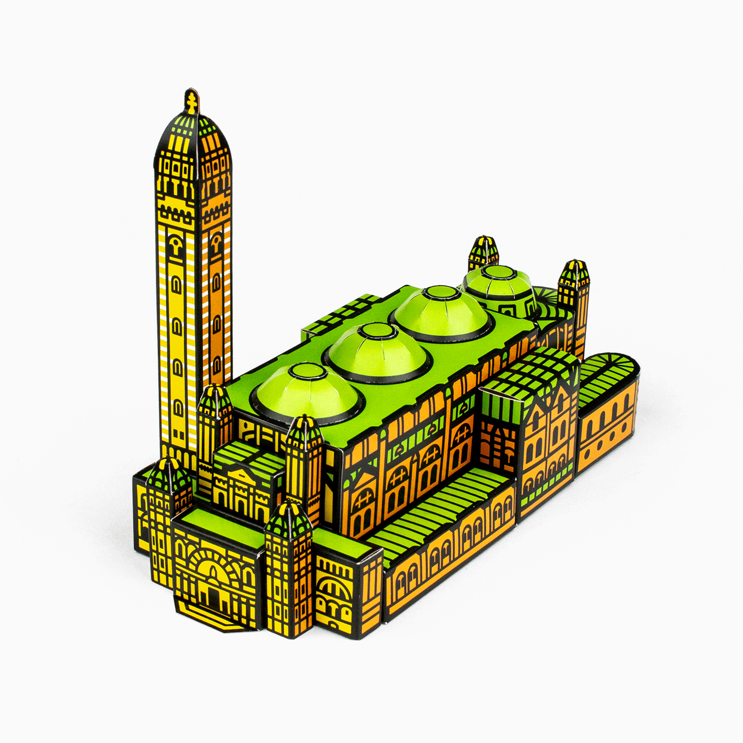 Foxetroo Cut-out Paper Model of Westminster Cathedral in London