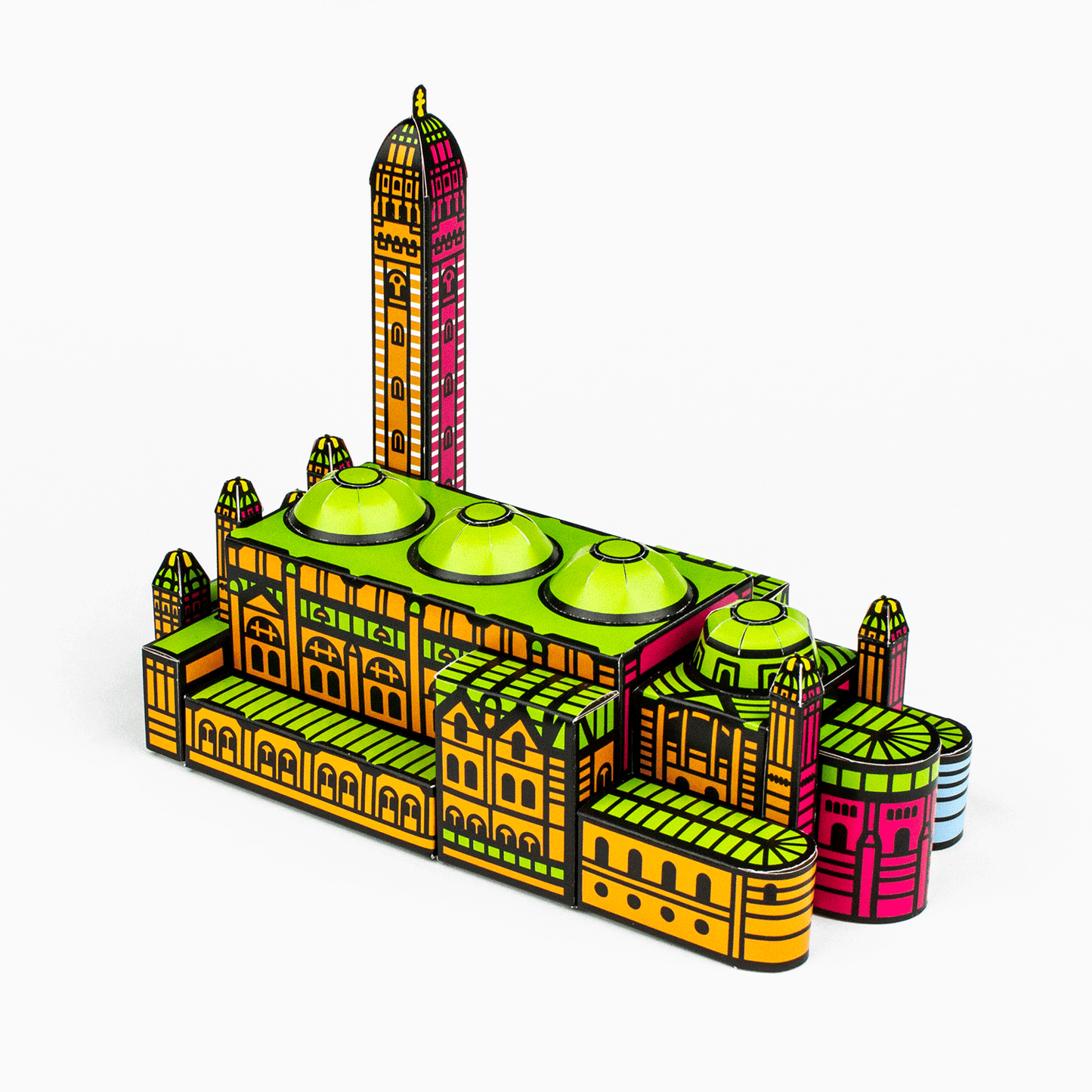 Foxetroo Cut-out Paper Model of Westminster Cathedral in London