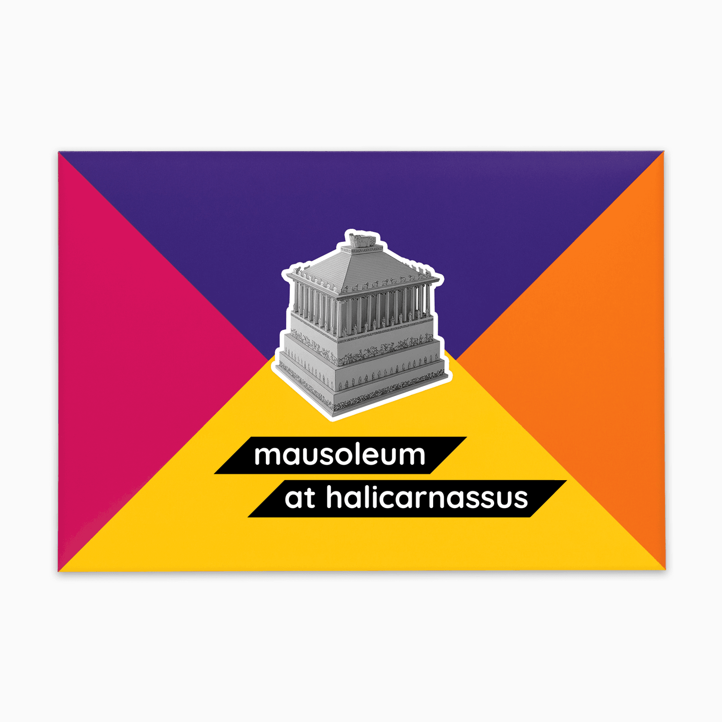 PaperLandmarks Mausoleum at Halicarnassus Paper Model Kit Gift Packaging