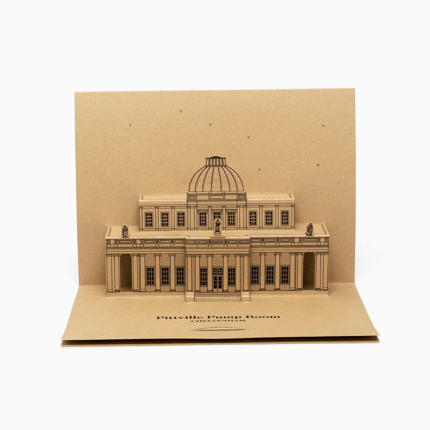 Pittville Pump Room Pop-Up Card by PaperLandmarks