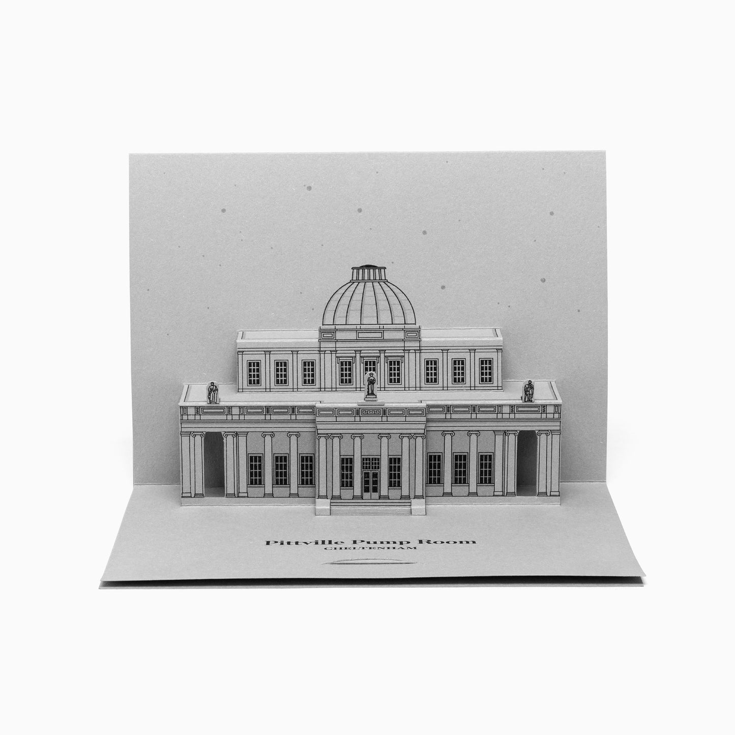 Pittville Pump Room Pop-Up Card by PaperLandmarks