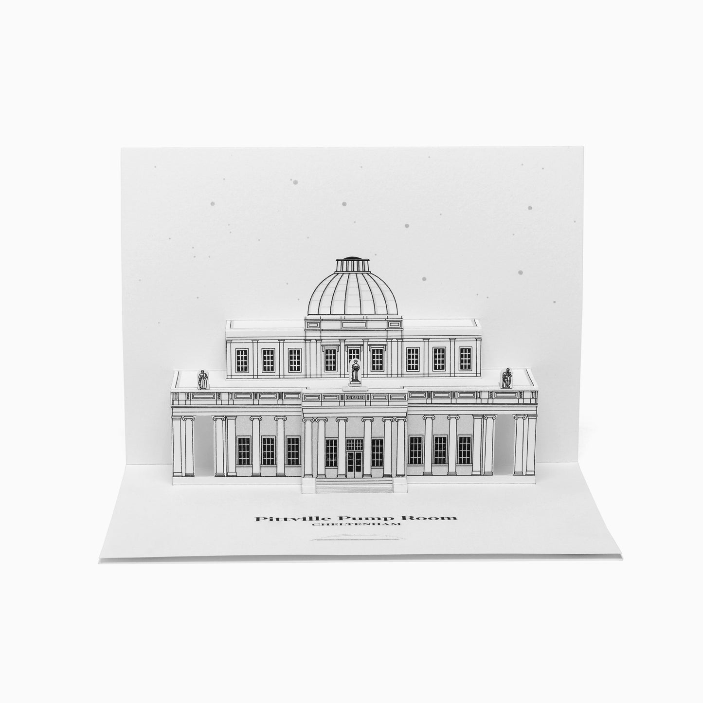 Pittville Pump Room Pop-Up Card by PaperLandmarks