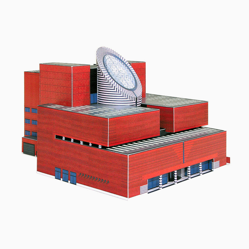 SFMOMA Building Paper Model by PaperLandmarks