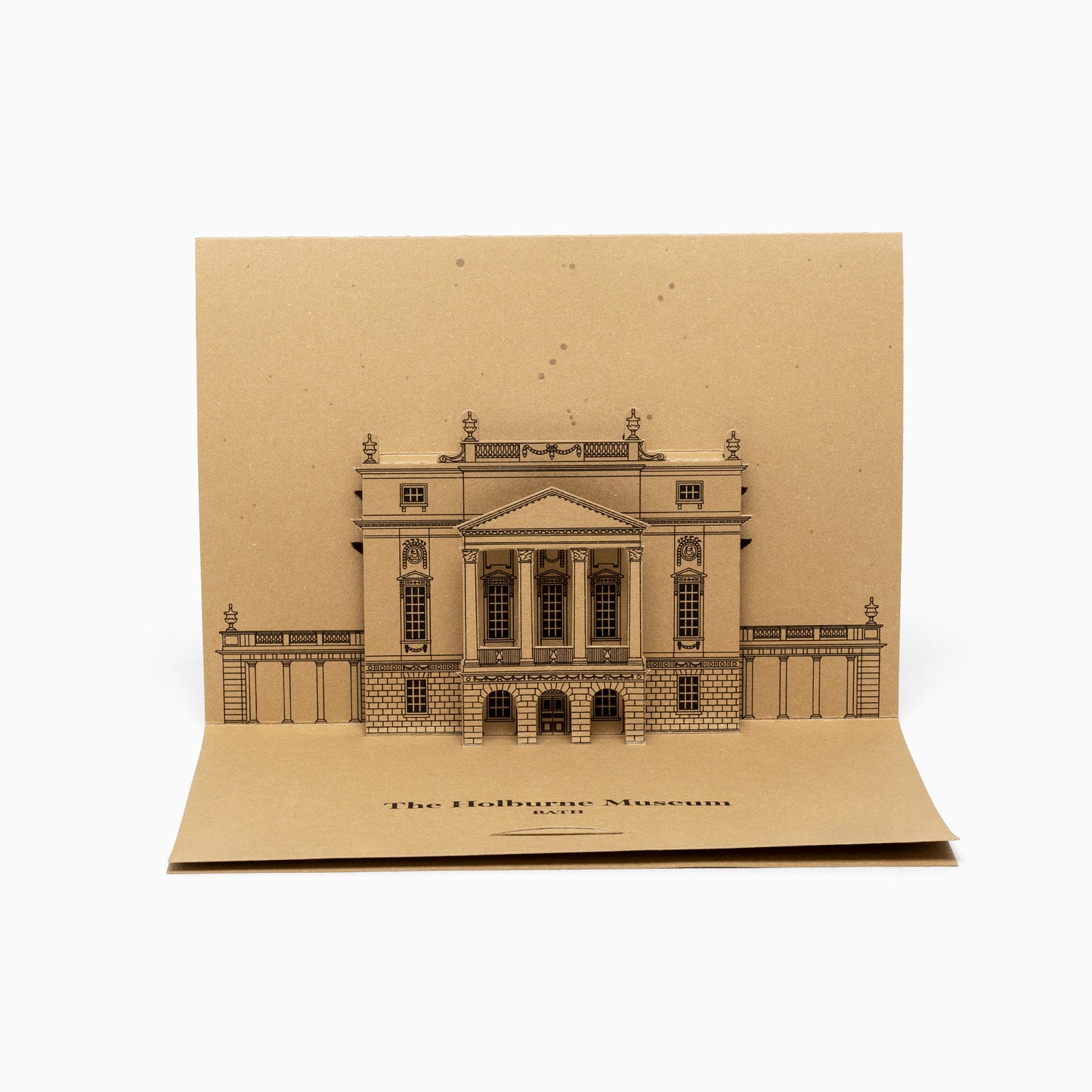 The Holburne Museum Greetings from Bath Somerset England Pop-Up Card by PaperLandmarks