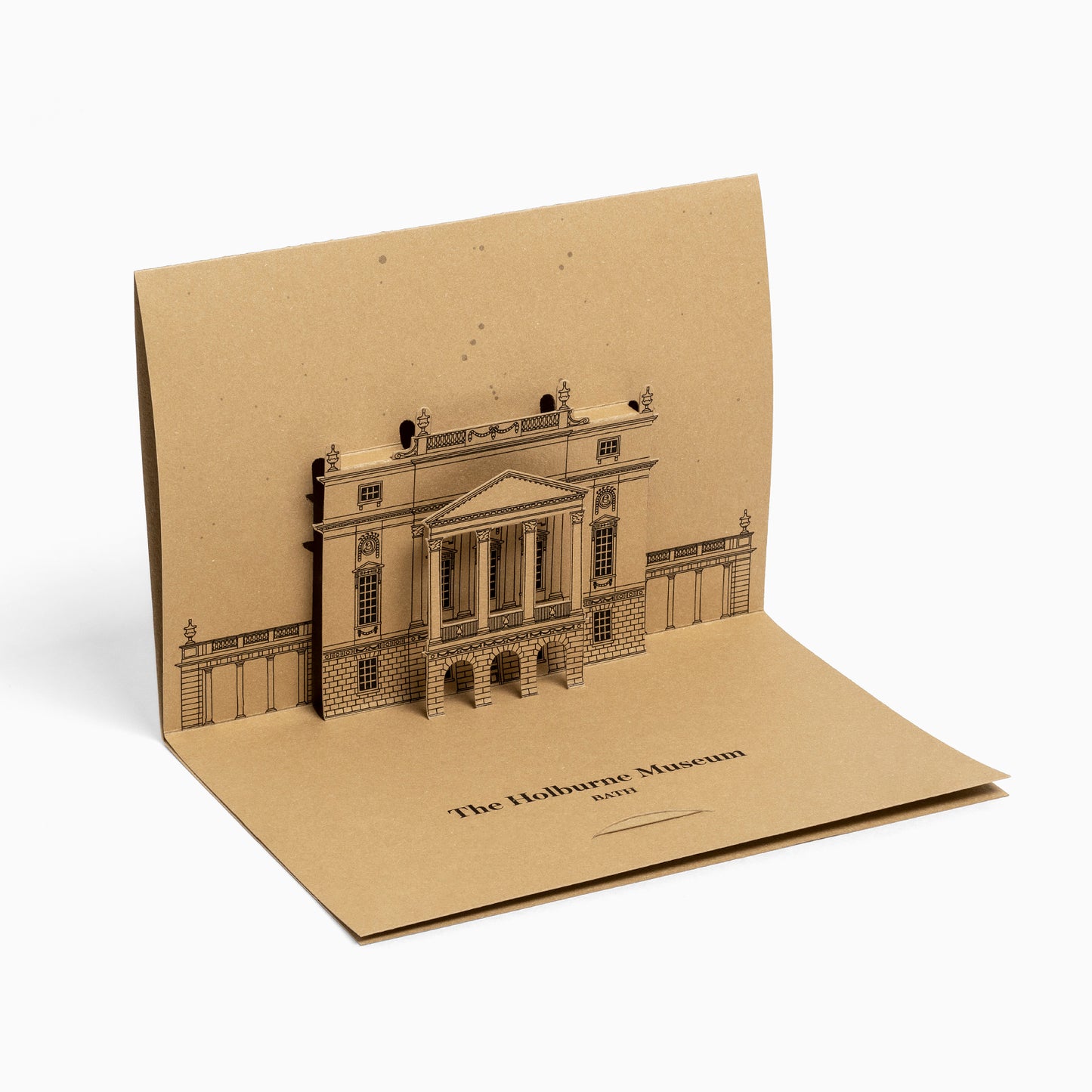 The Holburne Museum Greetings from Bath Somerset England Pop-Up Card by PaperLandmarks