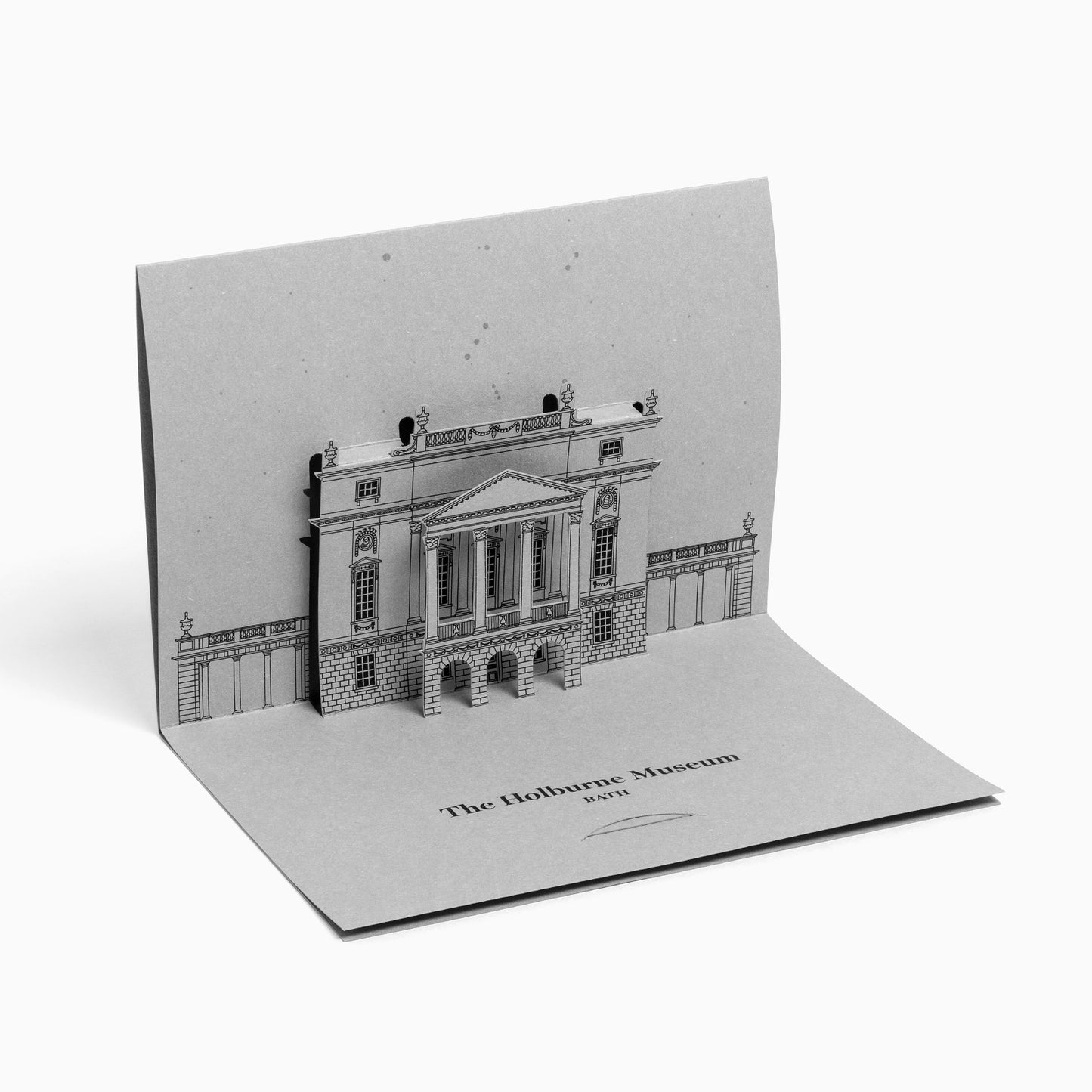 The Holburne Museum Greetings from Bath Somerset England Pop-Up Card by PaperLandmarks