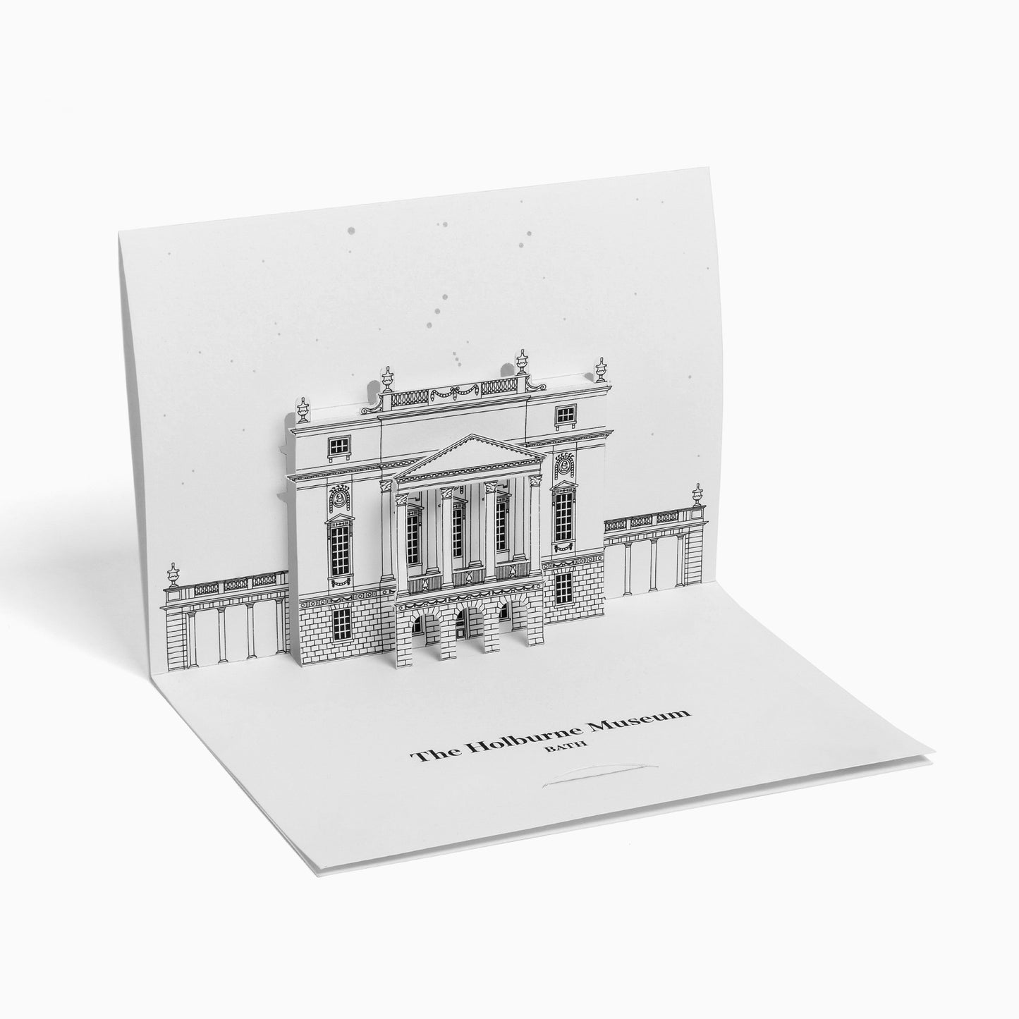 The Holburne Museum Greetings from Bath Somerset England Pop-Up Card by PaperLandmarks