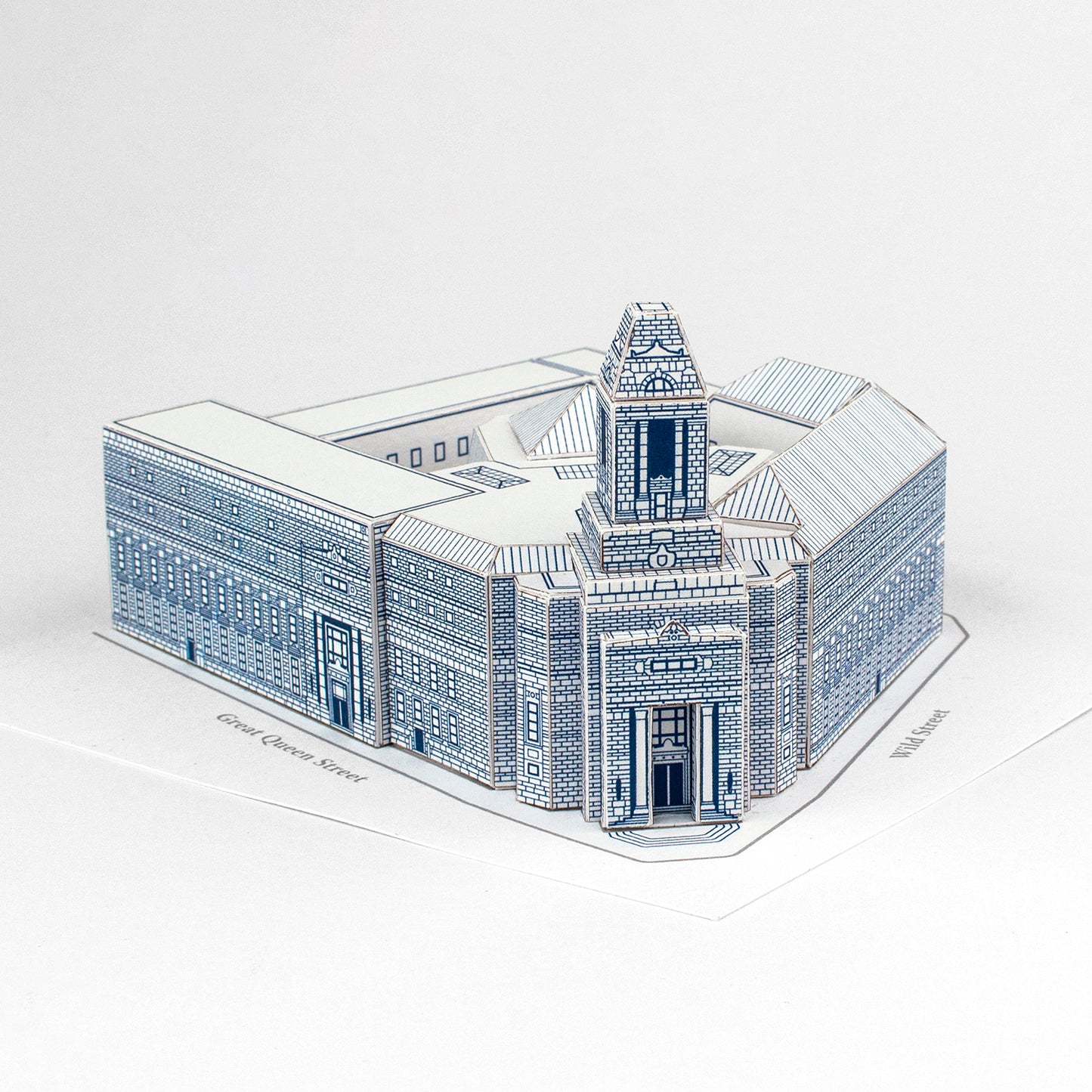 Freemasons' Hall Paper Model Building Kit by PaperLandmarks