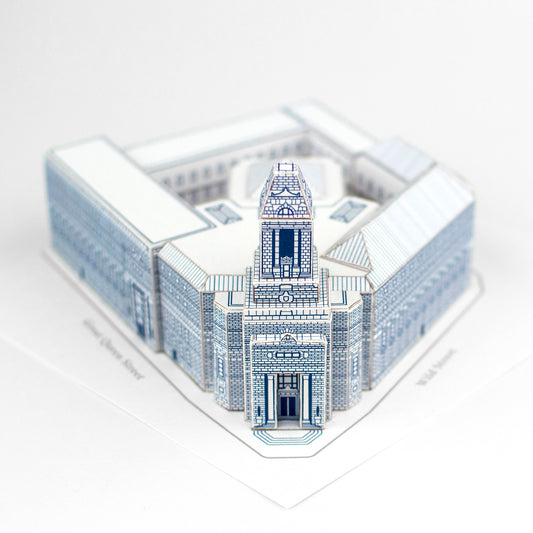Freemasons' Hall Paper Model Building Kit by PaperLandmarks