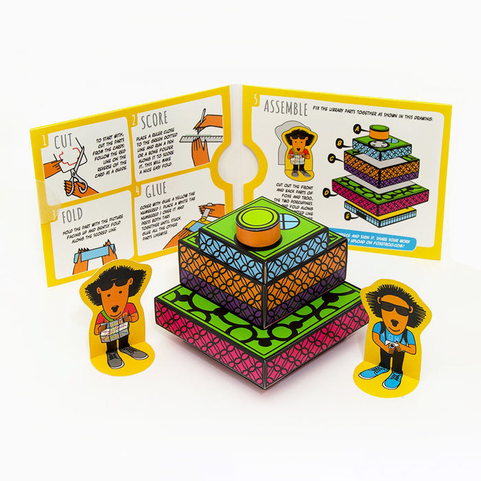 Foxetroo Cut-out Paper Model of Library of Birmingham