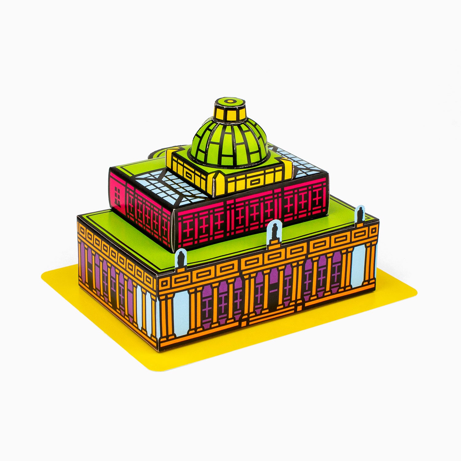 Foxetroo Cut-out Paper Model of Pittville Pump Room in Cheltenham