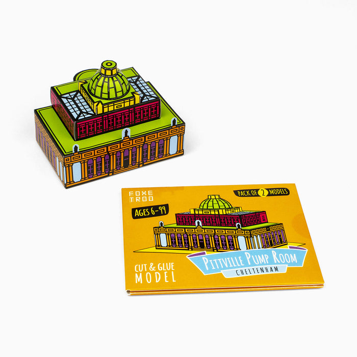 Foxetroo Cut-out Paper Model of Pittville Pump Room in Cheltenham