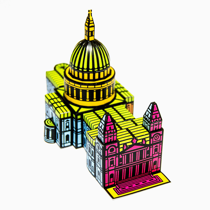 Foxetroo Cut-out Paper Model of St Pauls Cathedral London