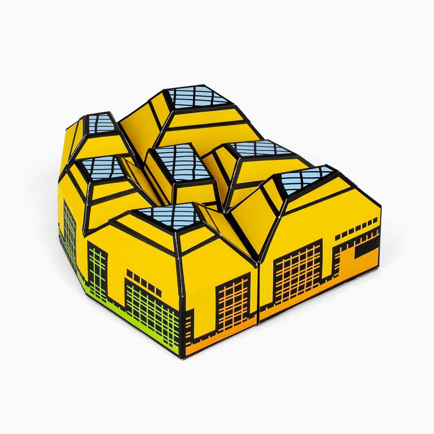 Foxetroo Cut-out Paper Model of The Hive Library in Worcester