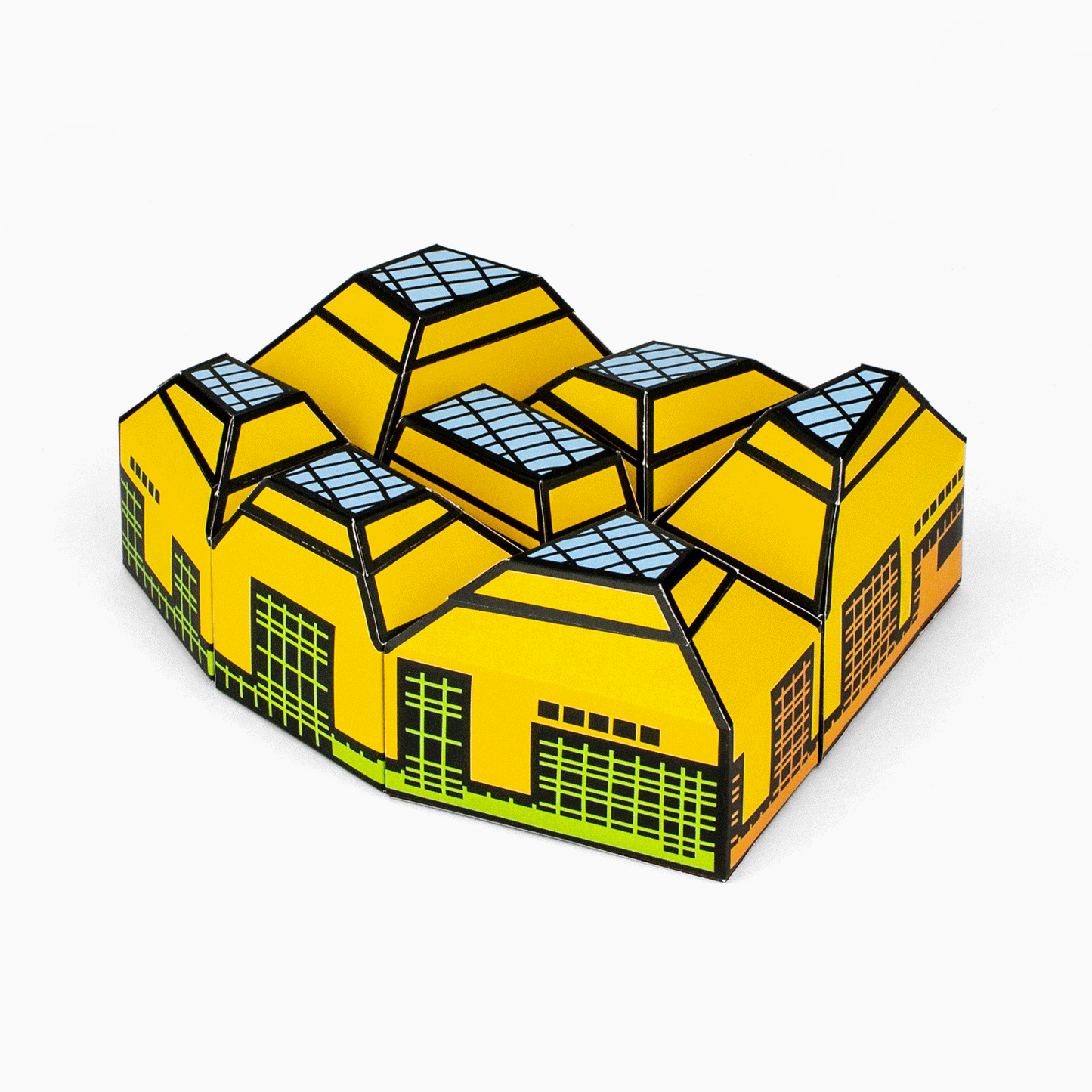 Foxetroo Cut-out Paper Model of The Hive Library in Worcester