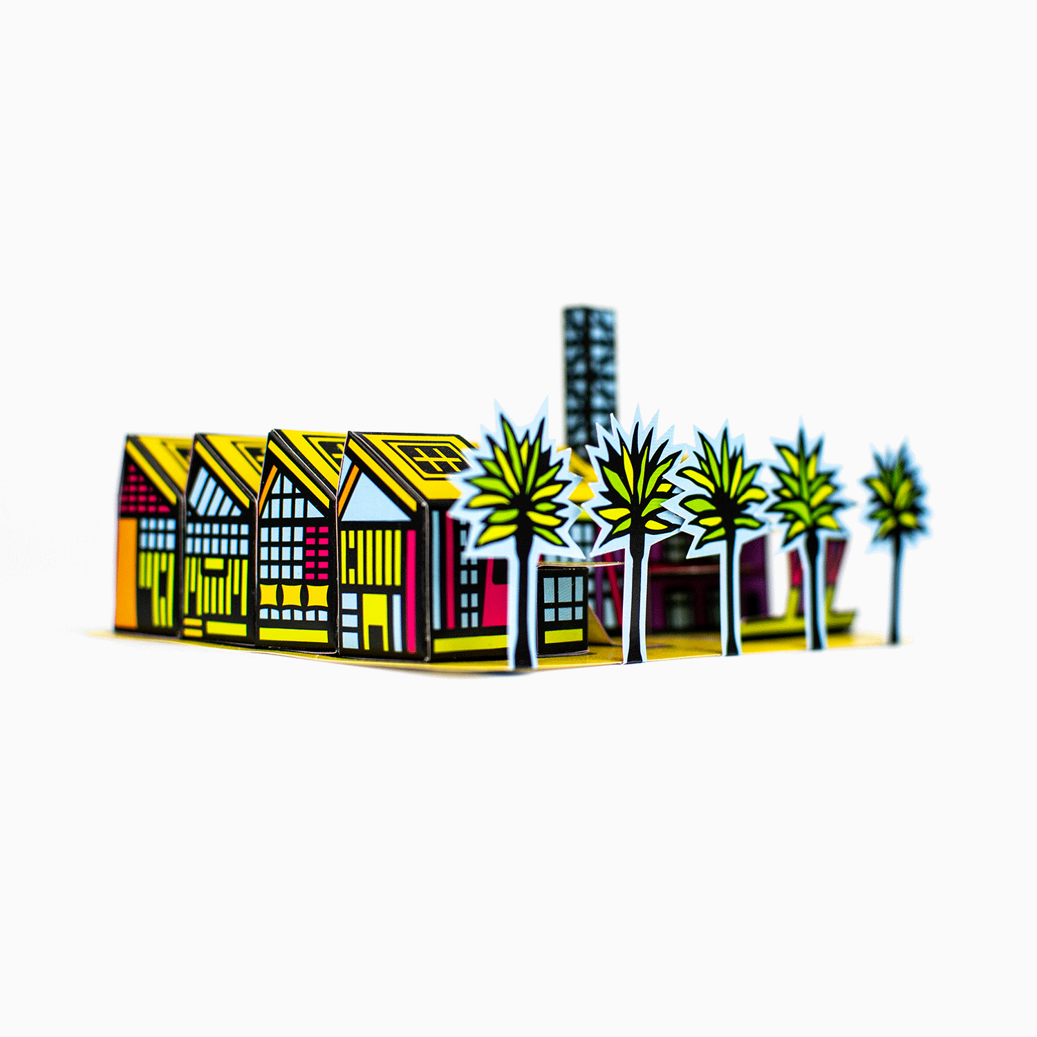 Foxetroo Cut-out Paper Model of The New Children's Museum in San Diego California