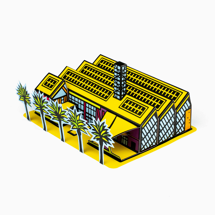 Foxetroo Cut-out Paper Model of The New Children's Museum in San Diego California