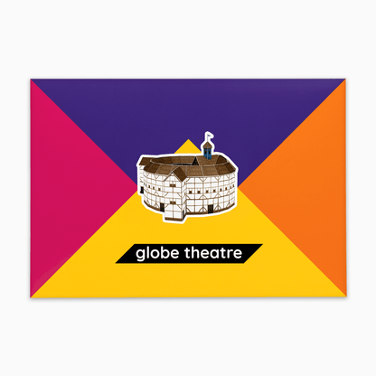 PaperLandmarks Globe Theatre Paper Model Kit Gift Packaging
