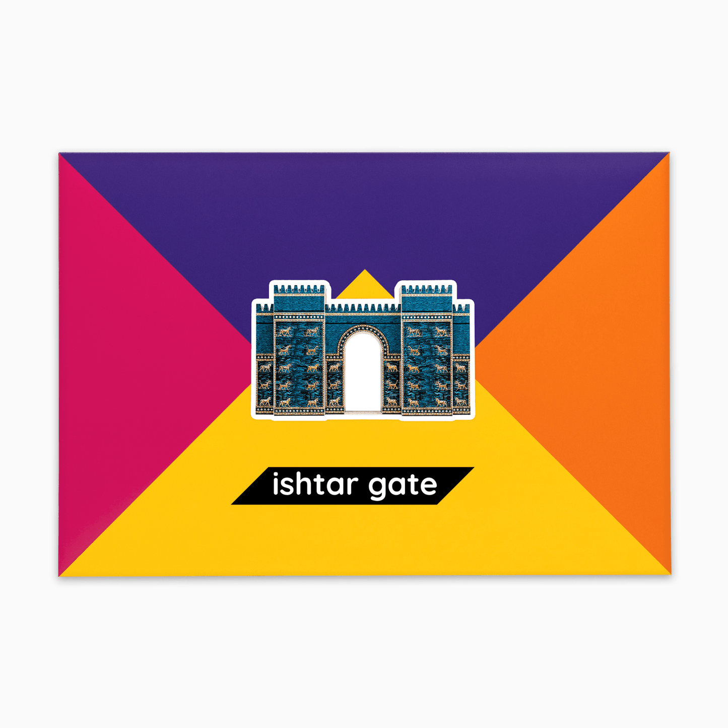 PaperLandmarks Ishtar Gate Paper Model Kit Gift Packaging