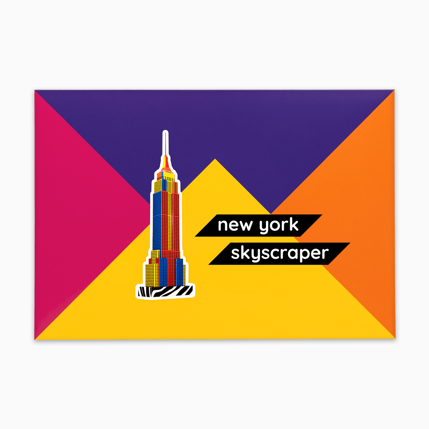 PaperLandmarks New York Skyscraper Eempire State Building Paper Model Kit Gift Packaging