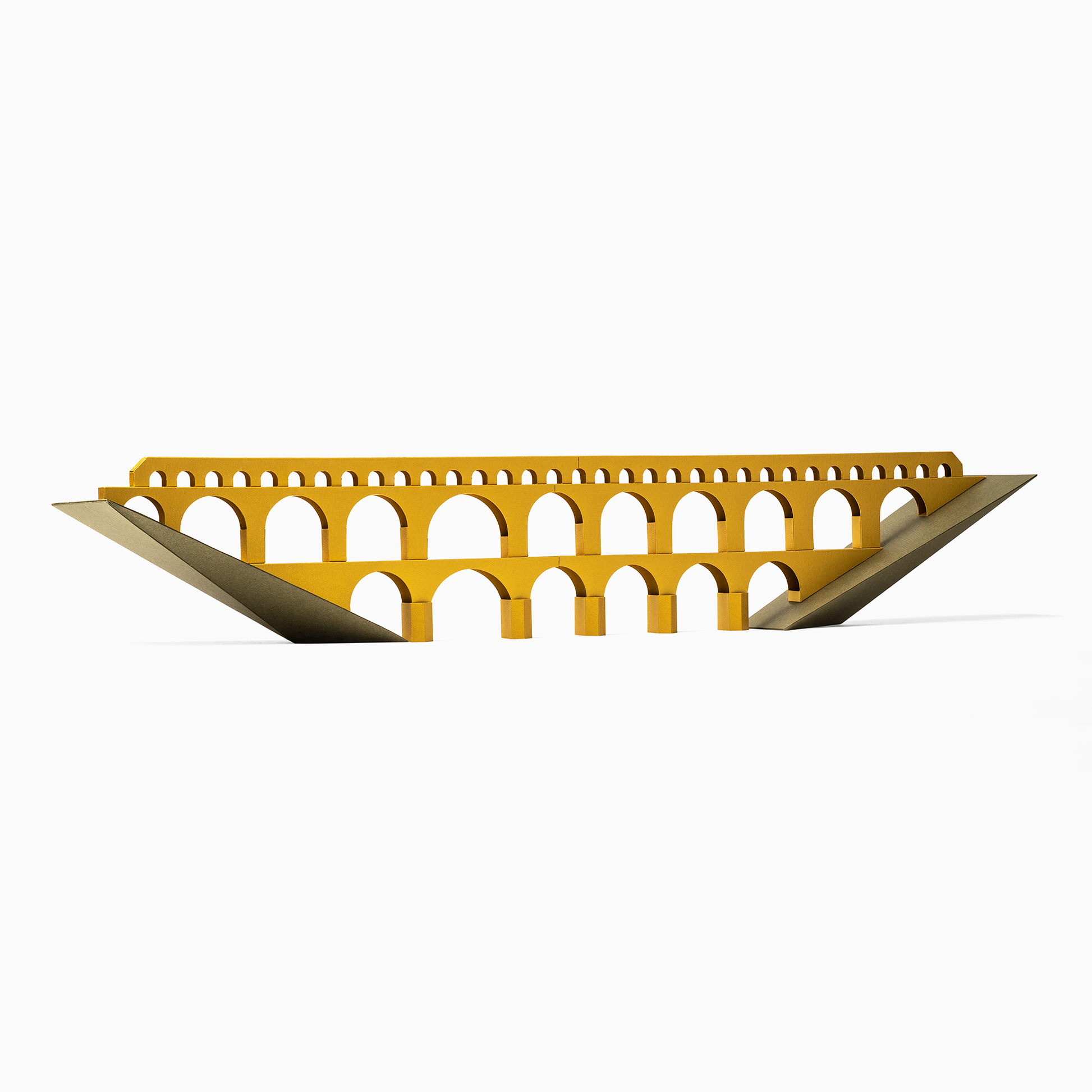 Pont du Gard Paper Model by PaperLandmarks