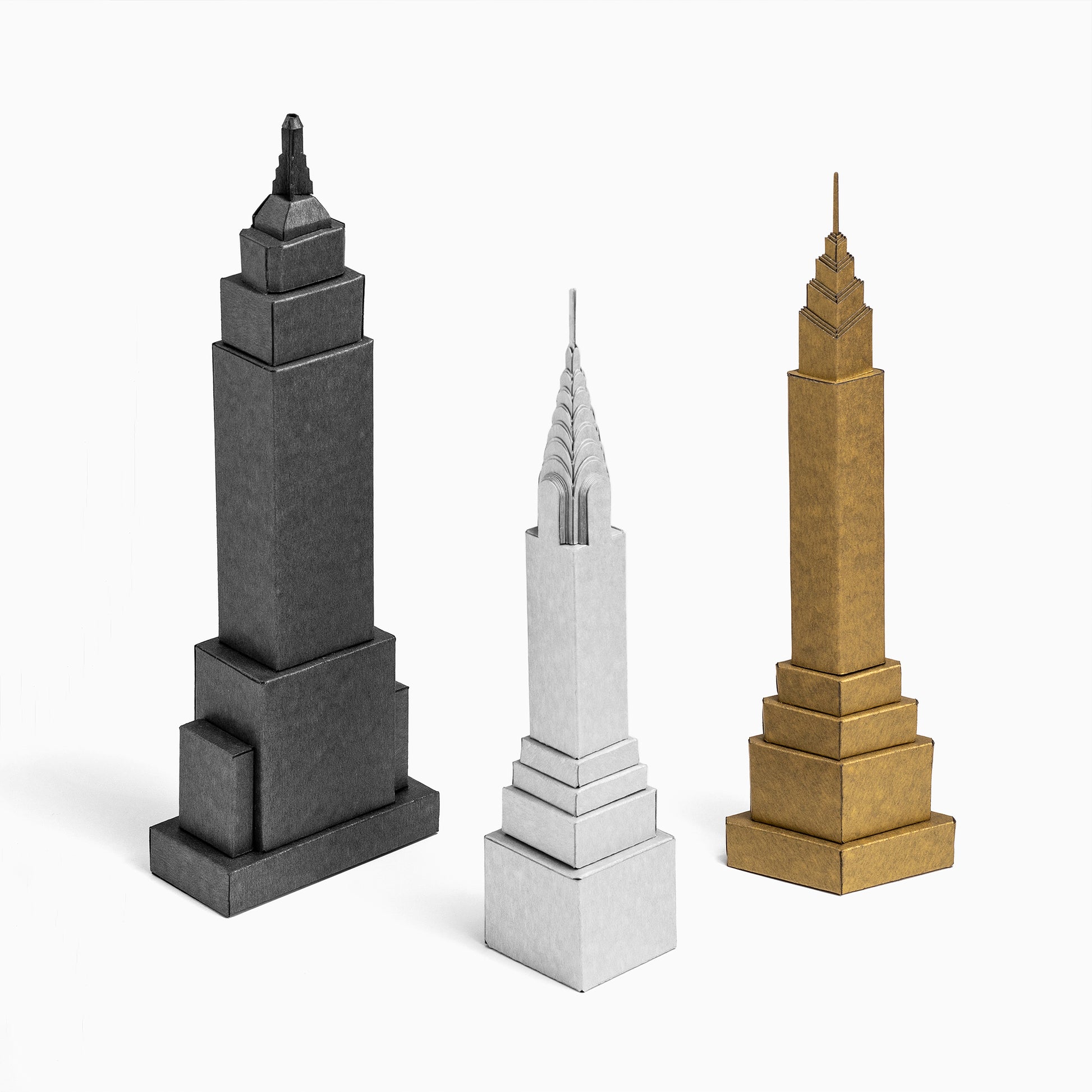 Art Deco Inspired Skyscrapers - paper model kit by PaperLandmarks