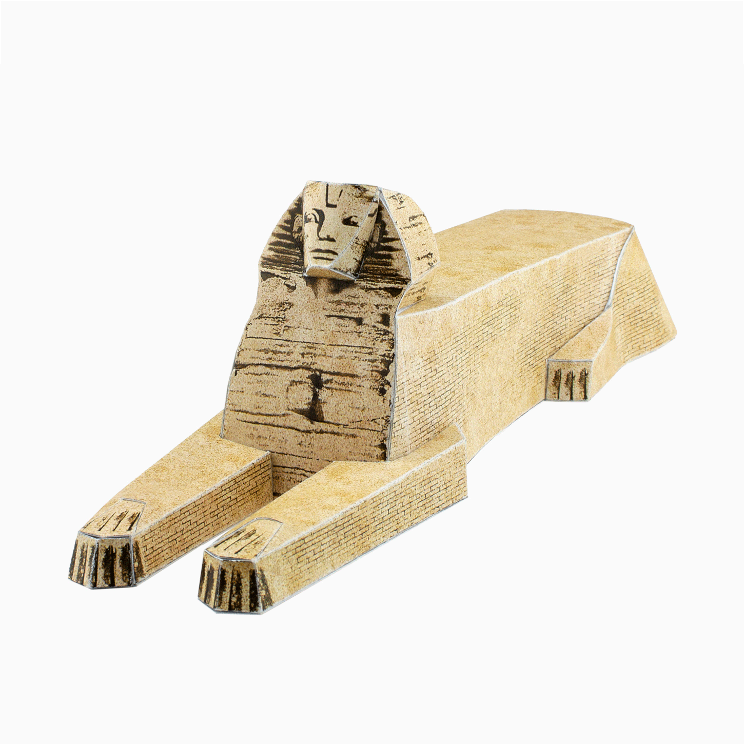 Sphinx Paper Model by PaperLandmarks Assembled 