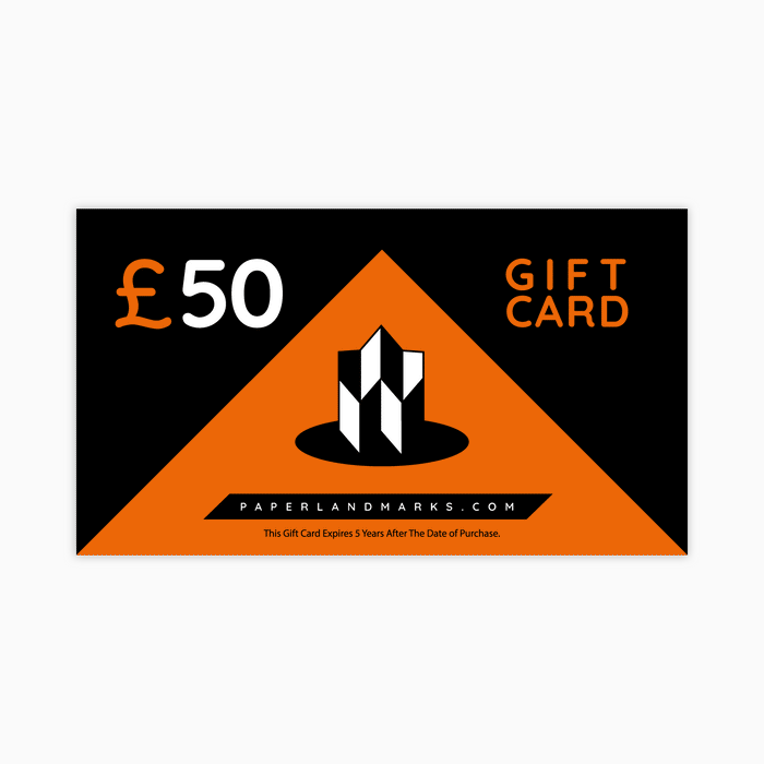 PaperLandmarks Gift Card £50