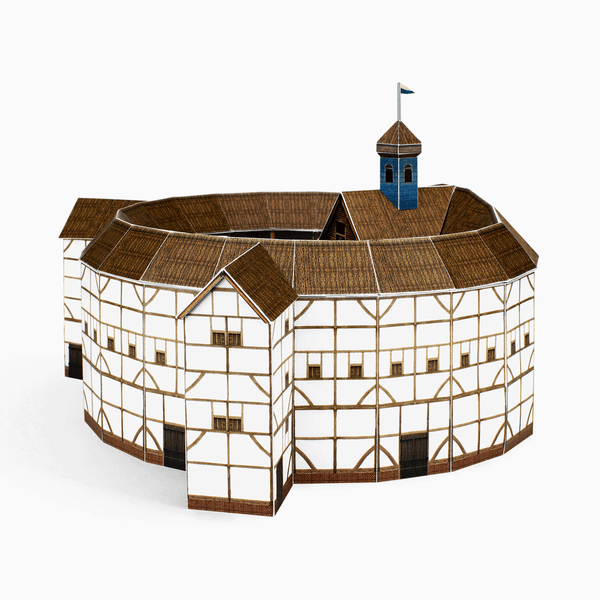 Stage Paper Model Globe Theatre Paper Model Kit for Advanced Skill Level – PaperLandmarks