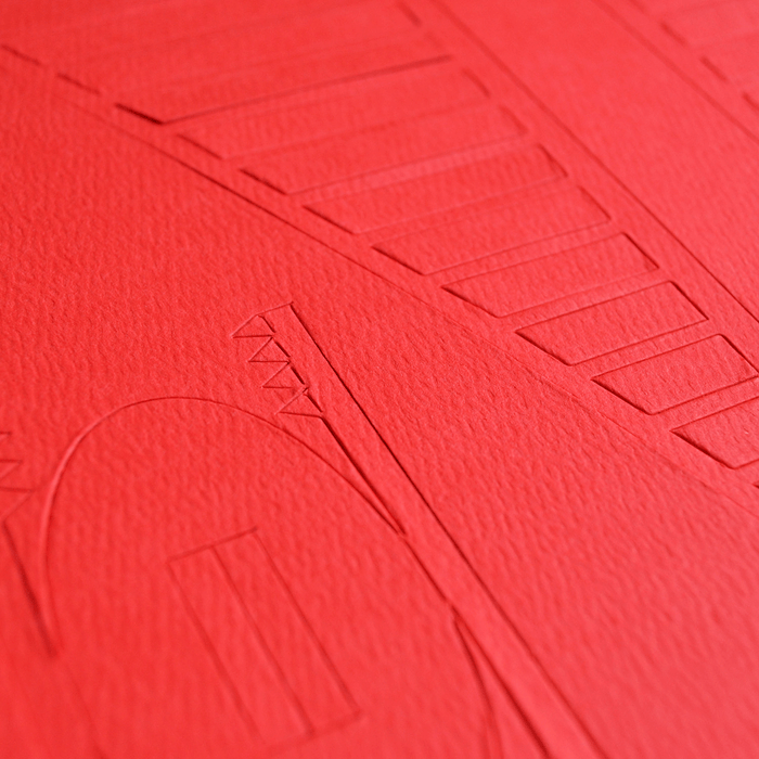 Golden Gate Paper Model by PaperLandmarks Pre-cut Detail Closeup